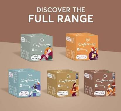 Exquisite Hazelnut Flavoured Coffee Pods x10 50g