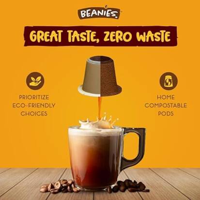 Koffiepads met karamelsmaak