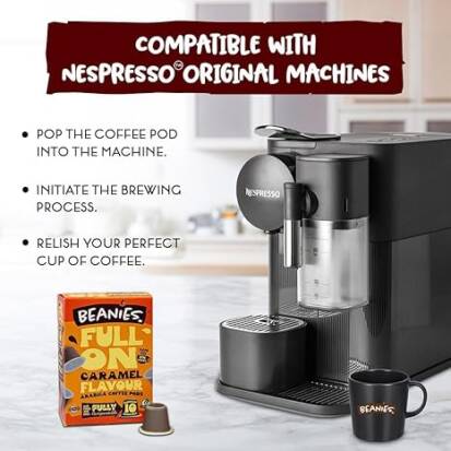 Koffiepads met karamelsmaak