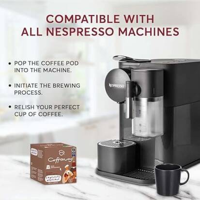 Exquisite Hazelnut Flavoured Coffee Pods x10 50g