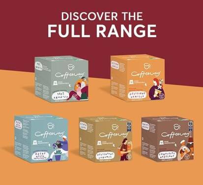 Delicious Vanilla Flavoured Coffee Pods x10 50g
