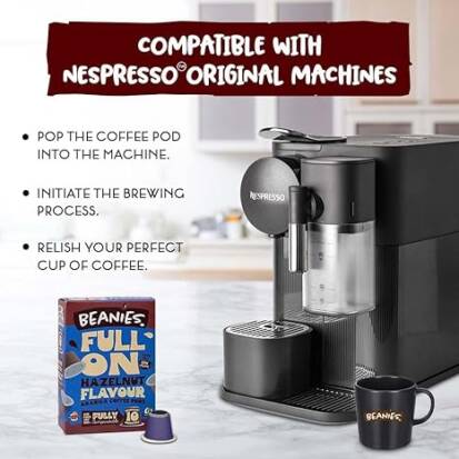 Hazelnut Flavoured Coffee Pods