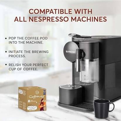 Delightful Caramel Flavoured Coffee Pods x10 50g