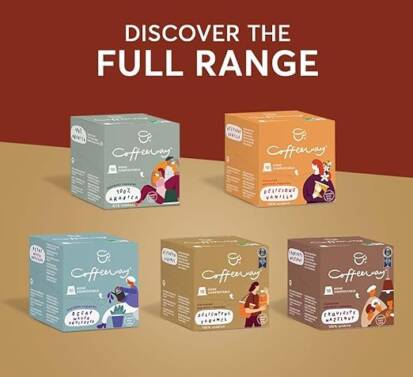 Delightful Caramel Flavoured Coffee Pods x10 50g