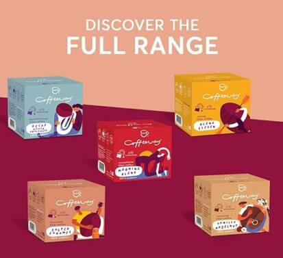 Salted Caramel Flavoured Coffee Bags x10 75g