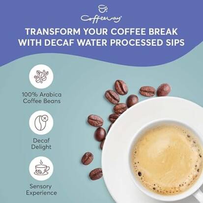Cafeïnevrije (met water verwerkte) koffie Zakjes x10 75g