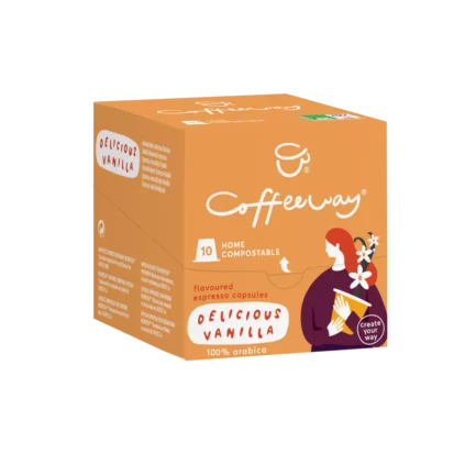 Delicious Vanilla Flavoured Coffee Pods x10 50g