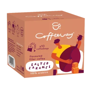 Koffiezakjes met gezouten karamelaroma