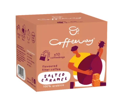 Salted Caramel Flavoured Coffee Bags x10 75g