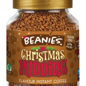 Koffie met kerstpuddingaroma
