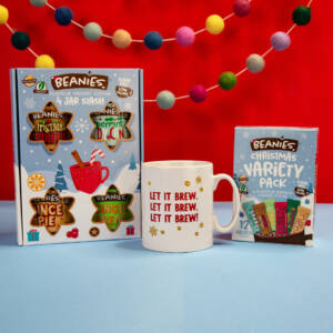 Weihnachtsmann-Kaffee-Paket