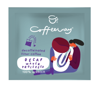 Cafeïnevrije (met water verwerkte) koffie Zakjes x10 75g