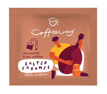 Salted Caramel Flavoured Coffee Bags x10 75g