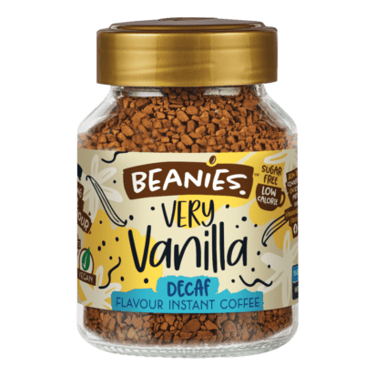 Sehr Vanille aromatisierter koffeinfreier Kaffee