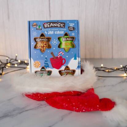 4 Gläser Festliche Kaffee-Geschenkbox