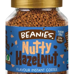 Nussiges Kaffeeglas mit Haselnussgeschmack