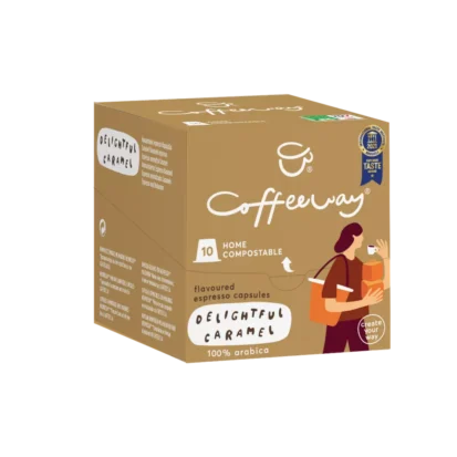 Delightful Caramel Flavoured Coffee Pods x10 50g