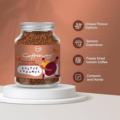 Coffeeway Instant-Kaffee mit Salzkaramell-Geschmack