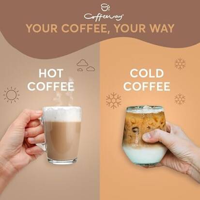 Coffeeway Instantkoffie met vanille hazelnootsmaak