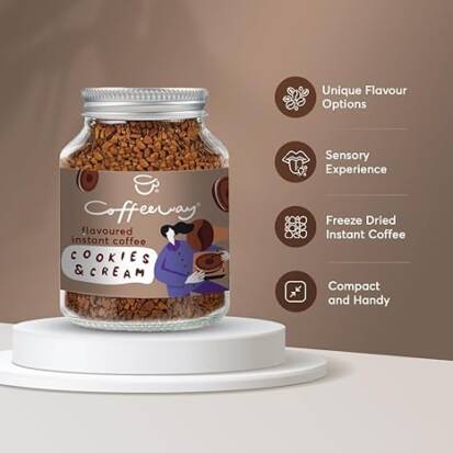 Coffeeway Cookies & Cream Flavoured Instant Coffee