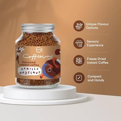 Coffeeway Instantkoffie met vanille hazelnootsmaak
