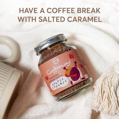 Coffeeway Instant-Kaffee mit Salzkaramell-Geschmack