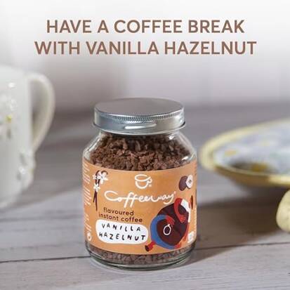 Coffeeway Instantkoffie met vanille hazelnootsmaak