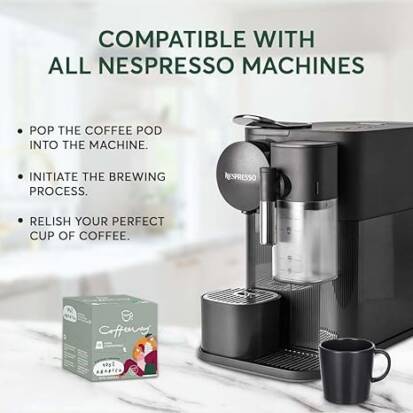 100% Arabica Coffee Pods x10 50g
