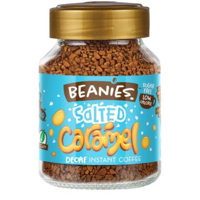 Cafeïnevrije koffie met gezouten karamelsmaak
