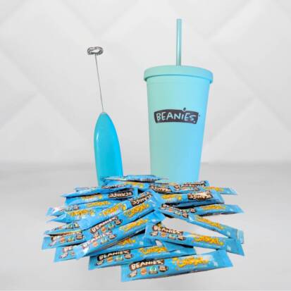 Blue Travel Cup Set
