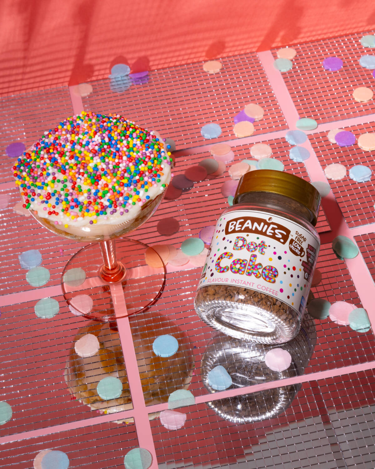 Dot Cake is viral, so we made a Dot Cake flavoured instant coffee!