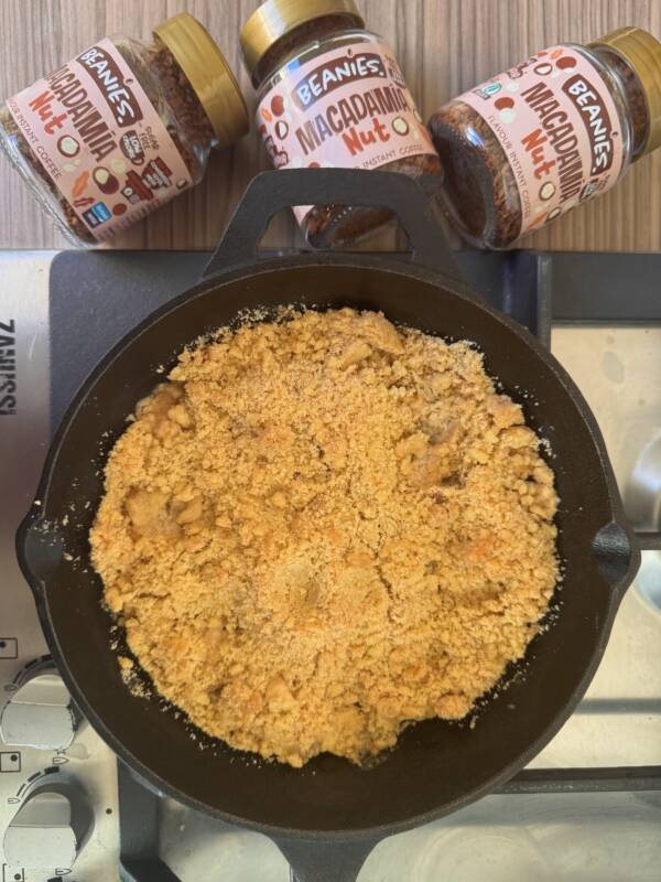 Macadamia Nut Coffee Crumble